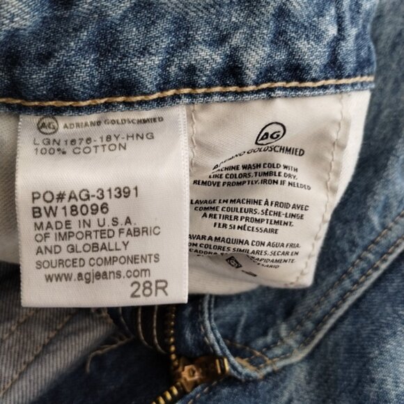 AG The Phoebe High Rise Taper Jeans Size 28 R - Picture 6 of 12